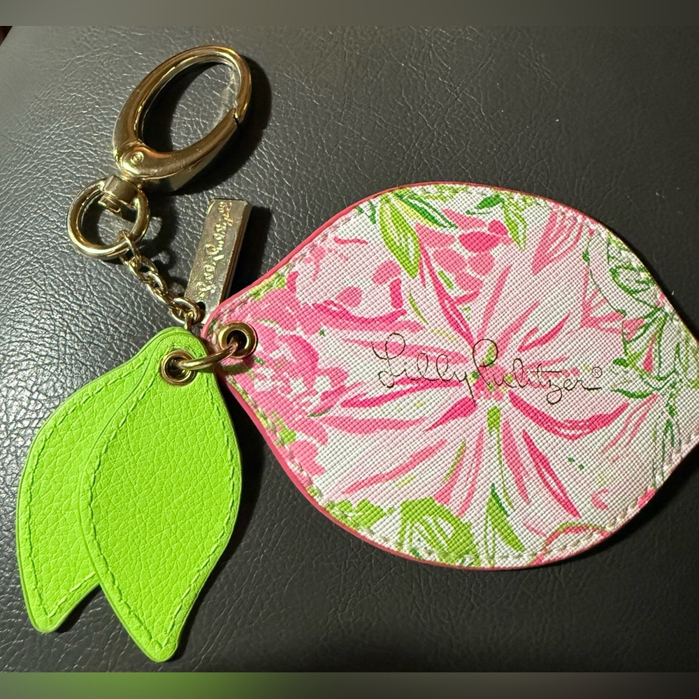 Lilly Pulitzer Lemon Handbag Charm/Key Chain. Koala Me Maybe Pattern. NWOT. - Picture 1 of 6